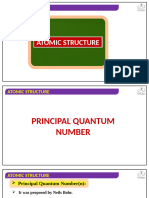 Che JR As M 11 Quantum Numbers