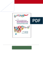 Instant Download Elementary and Middle School Mathematics: Teaching Developmentally 10th Edition by John A. Van de Walle (Ebook PDF) PDF All Chapter