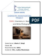 Chemistry in Black and White Photography