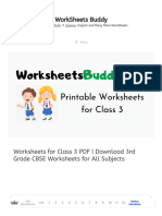 Worksheets For Class 3 - Printable Third Grade Worksheets All Subjects