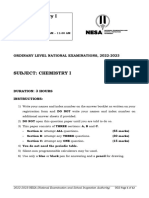 2023 Chemistry I OL