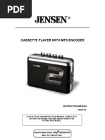 Jensen Jscr-75 User Guide