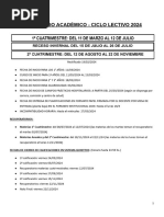 CALENDARIO ACADÉMICO 2024 - Rectificado