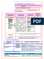 Sesión de Personal Social - Proyecto Fondep