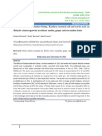 Effect of Pistacia Atlantica Subsp. Kurdica Essential Oil and Acetic Acid On Botrytis Cinerea Growth in Culture Media, Grape and Cucumber Fruits