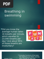 Breathing in Swimming