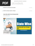 State Wise NEET UG & PG Bond 2024 - Counselling Expert