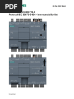 SIMATIC RTU3000C IEC Interoperability V6 0