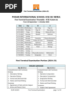 IX-X - Timetable & Portion - FTE - 24-25 - Compressed