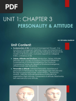 Unit 1 - Chapter 3 Ob