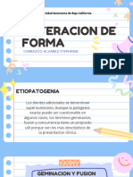 Alteracion de Forma