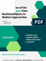 The Evolution of The Semantic Layer From BusinessObjects To Modern Approaches