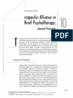 The Therapeutic Alliance General Principles SafranMuran