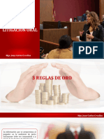 Reglas de Oro de La Litigación Oral Actualizado