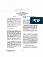 Implementing Parallel Processing in Rugged Embeddable Environment