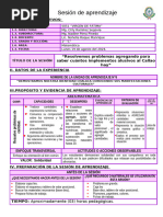 SESIÓN RESOLVEMOS PROBLEMAS AGREGANDO (CAMBIO1) Hasta El 29