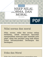 Nilai Norma Dan Moral