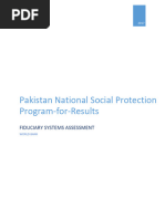 FSA PUBLIC P158643 Pakistan National Social Protection PforR Fiduciary Systems Assessment