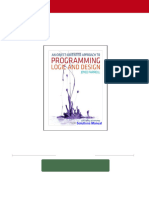 Object-Oriented Approach To Programming Logic and Design 4th Edition Joyce Farrell Solutions Manual All Chapter Instant Download