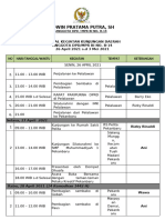 Jadwal Kunjungan Daerah From 24 April 2021