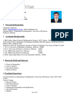 Muhammad Adil Khan Jani CV