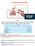 Drugs Acting On Respiratory System