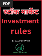 8 Investment Rules by Smart Growthx