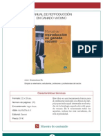 Manual de Reproduccion de Vacunos