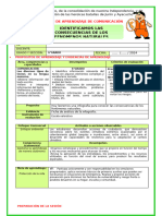 Ses-Lun-Comun - Identificamos Las Consecuencias de Los Fenomenos Naturales-Jezabel Camargo-Contacto-914 775 350