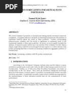 Volatility Forecasting For Mutual Fund Portfolios