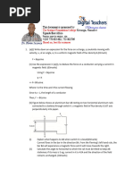 Magnetism Revision Questions A Level With Answers