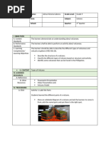 Types of Volcano Lesson Plan