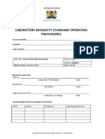 General Biosafety Procedure