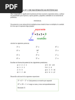 GUIA N°2 POTENCIAS Primer Ciclo