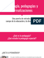 Clase 1. Pedagogías, Normalización y Dispositivos