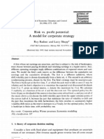 Radner & Shepp 1996 - Risk Vs Profit Potentials A Model For Corporate Strategies (JEDC)