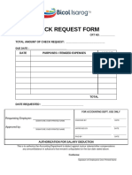 Check Request Form