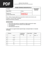 Prueba de Lenguaje Algebraico