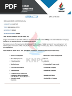 KNPC Kuwait Offer Letter Michael Johnson Antony Amal Raj-1