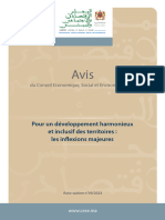 Avis CESE Régionalisation 2023