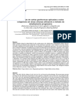 Elaboração de Cartas Geotécnicas Aplicadas A Solos