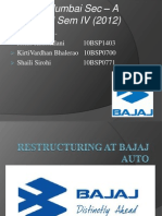 Bajaj Restructuring