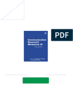 Full Download Communication Research Measures III: A Sourcebook Elizabeth E. Graham PDF