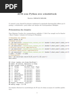 ACM Sous Python Avec Scientisttools