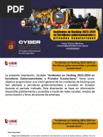 2024 - Incidentes en Hacking 2023-2024 en Servidores Gubernamentales y Privados Ecuatorianos.