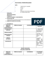 Plan Anual Trimestralizado - PDC