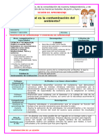 2º U3 S3 Sesion D3 CT ¿Que Es La Contaminacion Del Medioambiente 040624