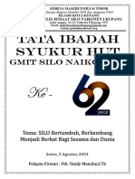 Tata Ibadah Syukur Hut Silo