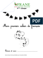 AFRANE - Mon Premier Cahier de Français