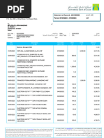 Melissa Bank Statement